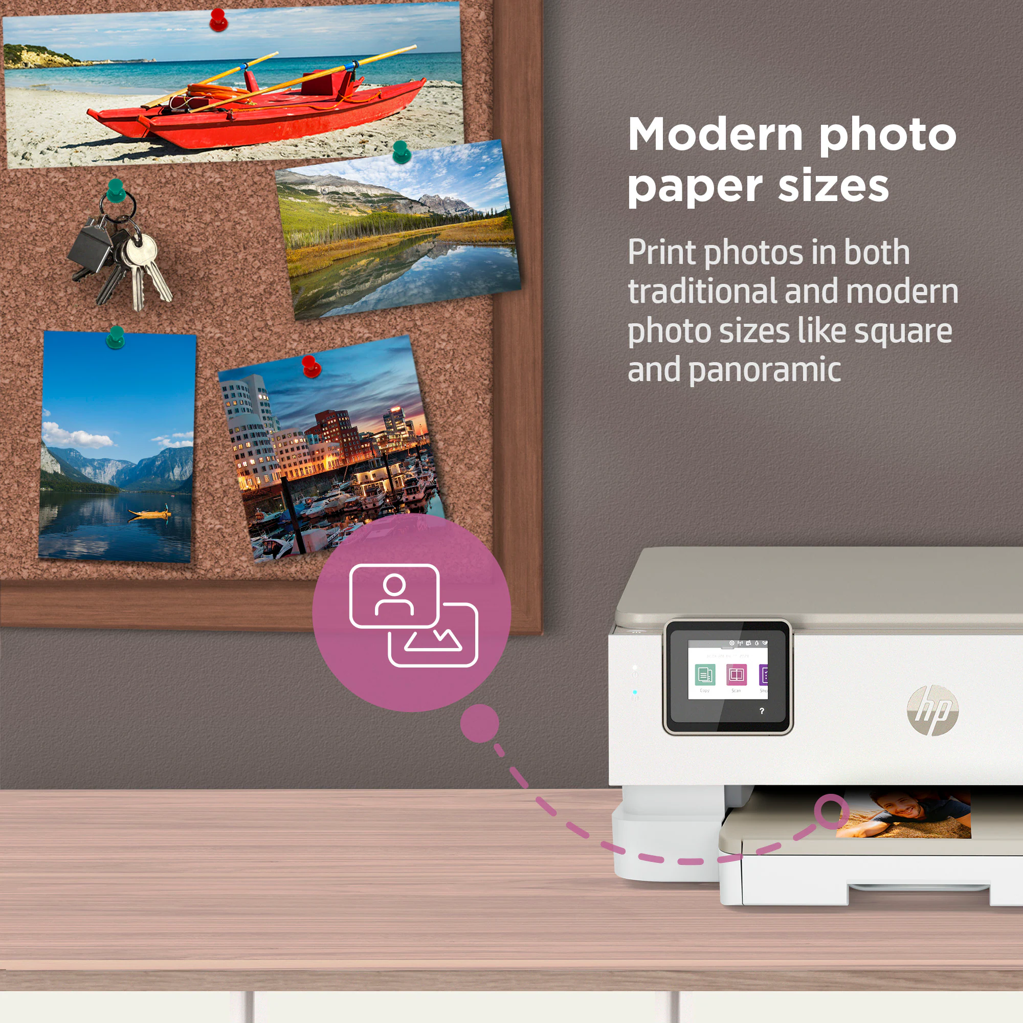 HP ENVY Inspire 7255e All-in-One Printer view 3